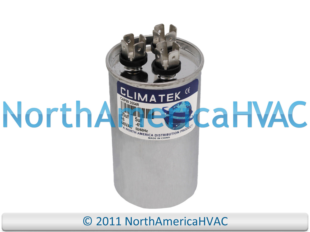 R38514D010 100335-06 - ClimaTek 35/5 uf MFD 440 Volt Capacitor 